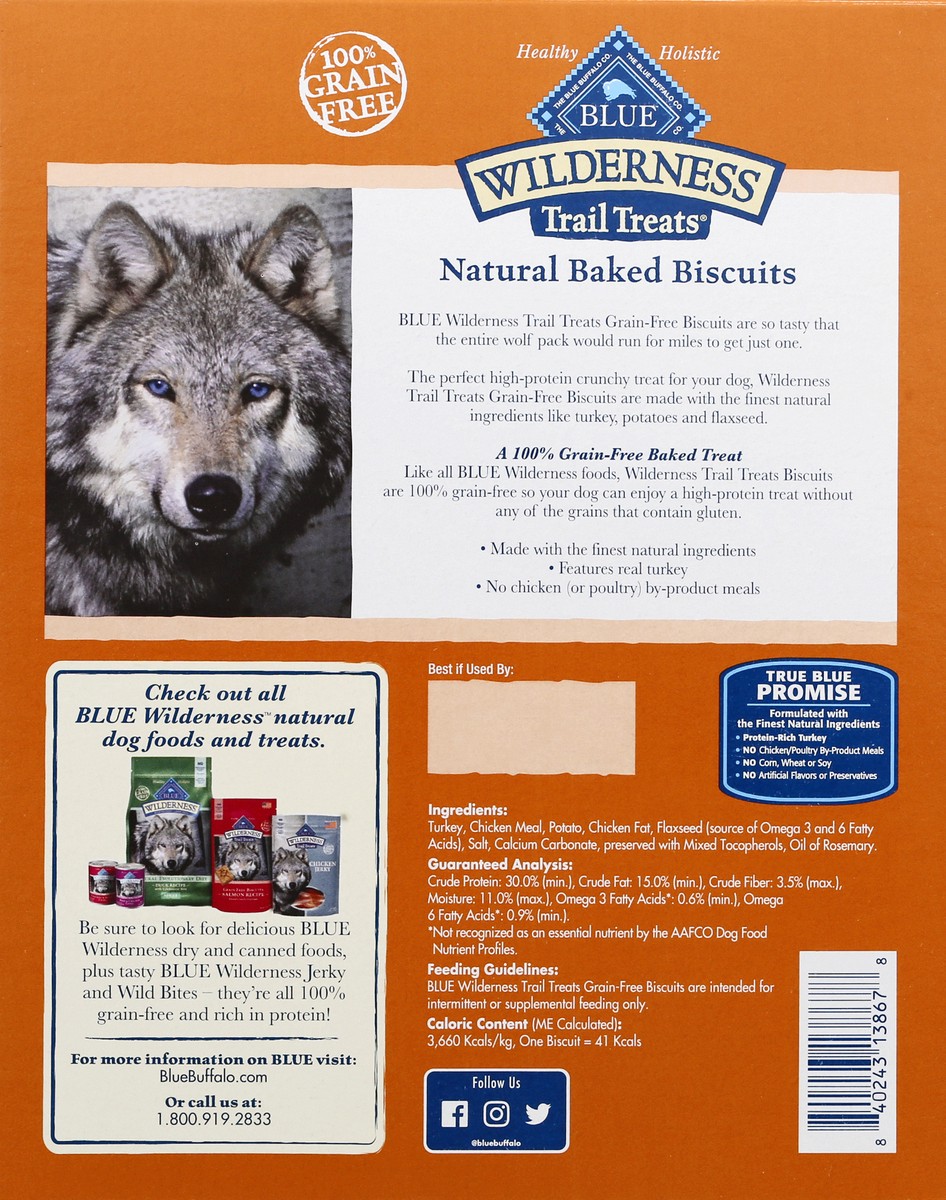 slide 5 of 9, Blue Buffalo Blue Wilderness Trail Treats Dog Turkey, 36 oz