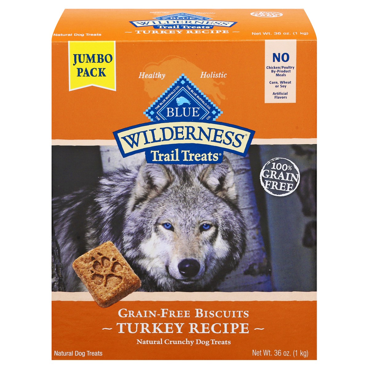 slide 1 of 9, Blue Buffalo Blue Wilderness Trail Treats Dog Turkey, 36 oz