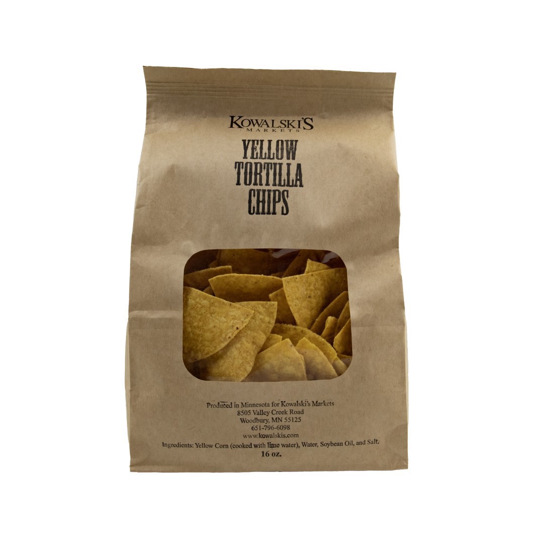 slide 1 of 1, Kowalski's Yellow Corn Tortilla Chips, 16 oz