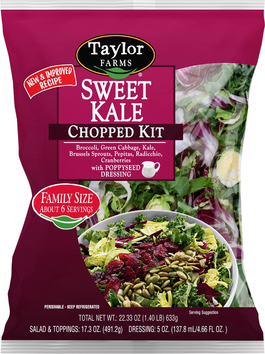 slide 3 of 3, Taylor Farms Family Sweet Kale Chopped Salad Kit, 16.4 oz