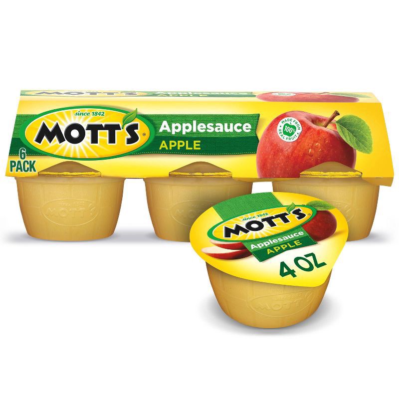 slide 1 of 25, Mott's Original Applesauce, 6 ct; 4 oz