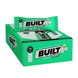 Built Bar Puff Protein Bar, Mint Chip, 12 ct Box