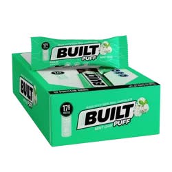 Built Bar Puff Protein Bar, Mint Chip, 12 ct Box
