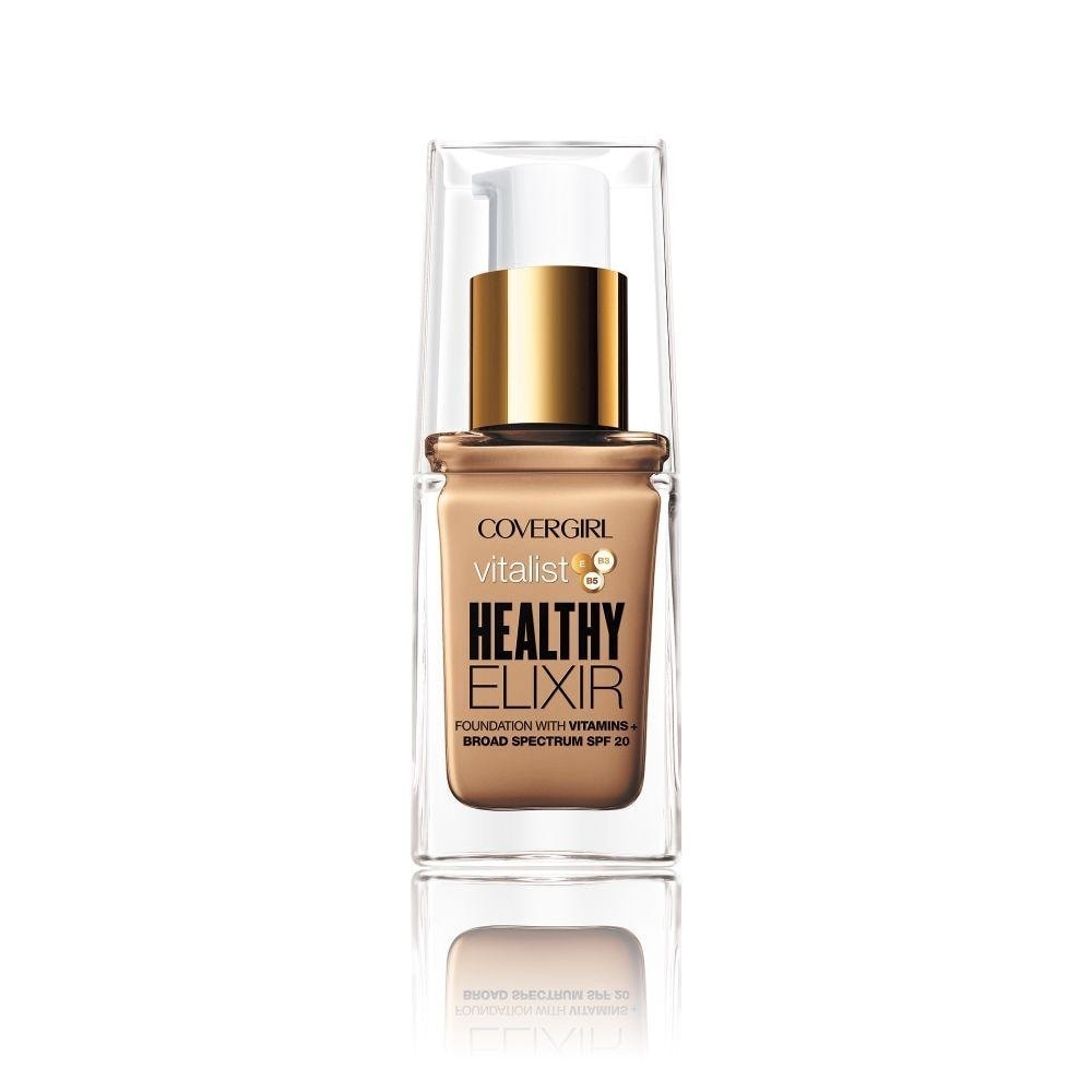 slide 1 of 4, Covergirl Vitalist Healthy Elixir Foundation 755 Soft Honey, 1 oz