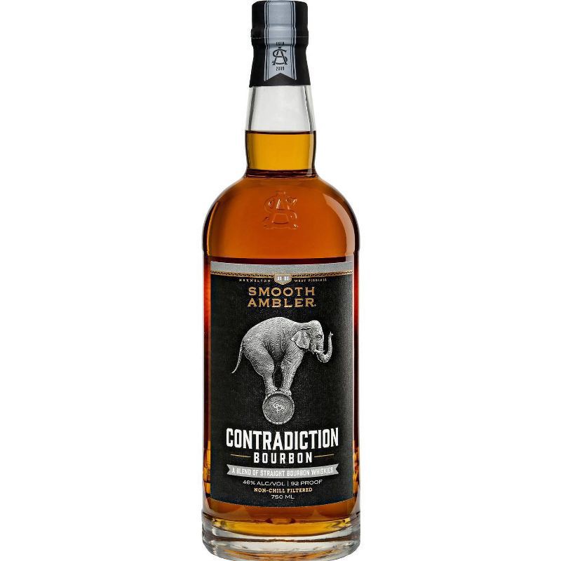 slide 1 of 5, Smooth Ambler Contradiction Straight Bourbon Whiskey 750mL Bottle, 750 ml