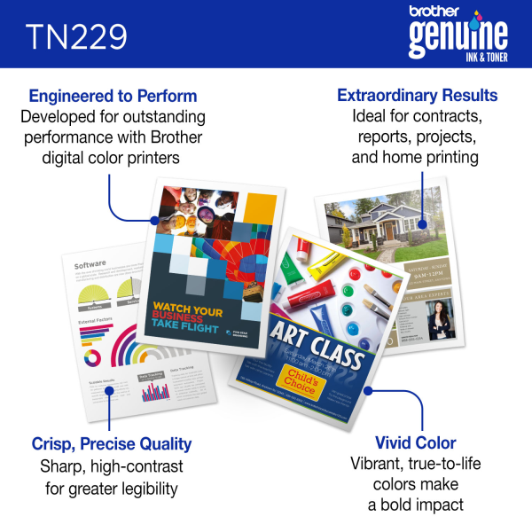 slide 7 of 8, Brother Genuine Tn-223M Magenta Toner Cartridge, 1 ct