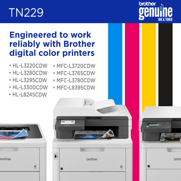 slide 2 of 8, Brother Genuine Tn-223M Magenta Toner Cartridge, 1 ct