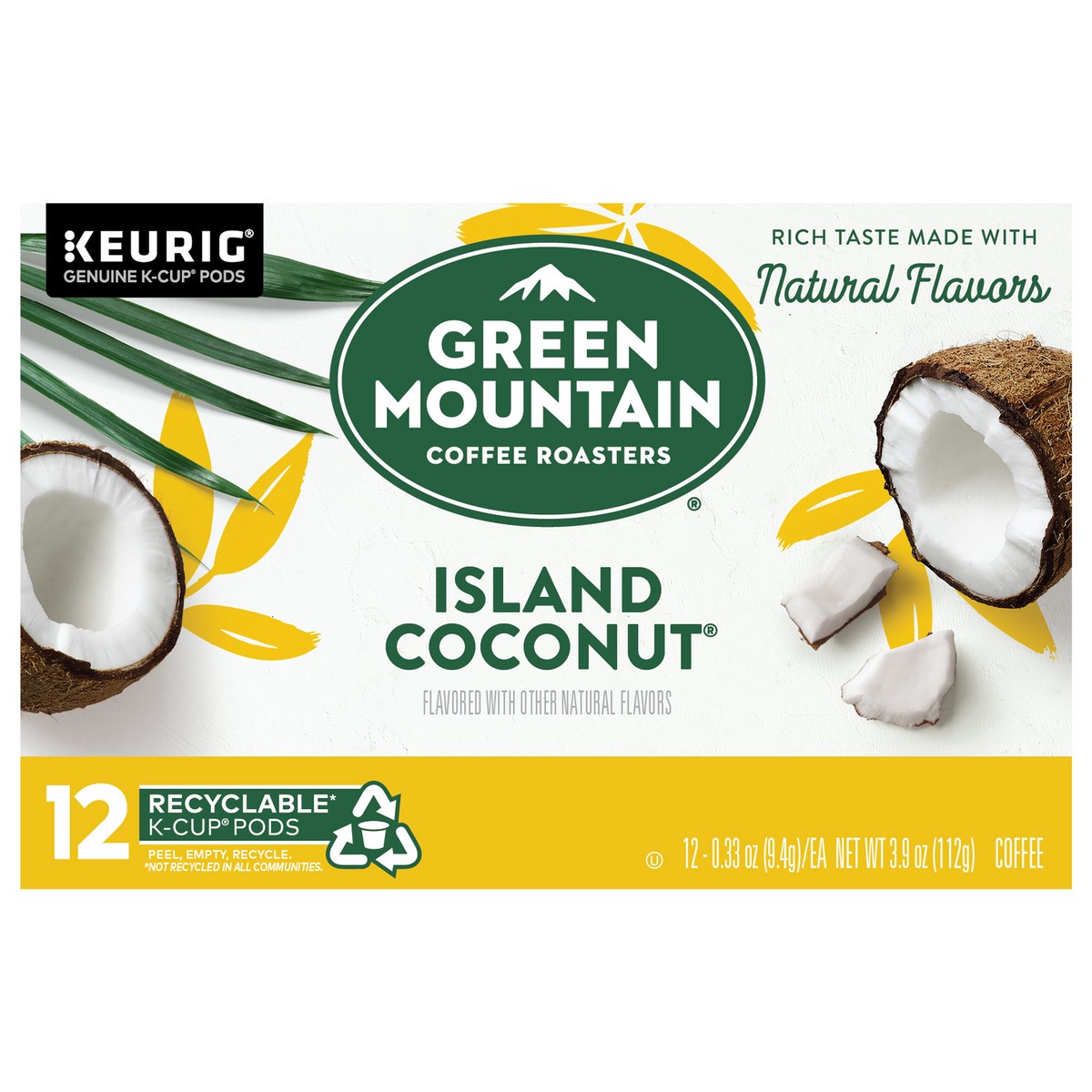 slide 1 of 11, Green Mountain Coffee Green Mountain Island Coconut K-Cup Pods - 12 Count, 12 ct