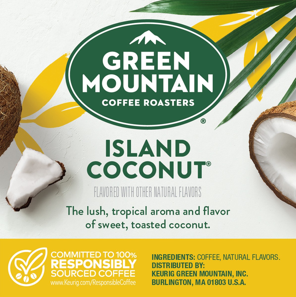 slide 10 of 11, Green Mountain Coffee Green Mountain Island Coconut K-Cup Pods - 12 Count, 12 ct