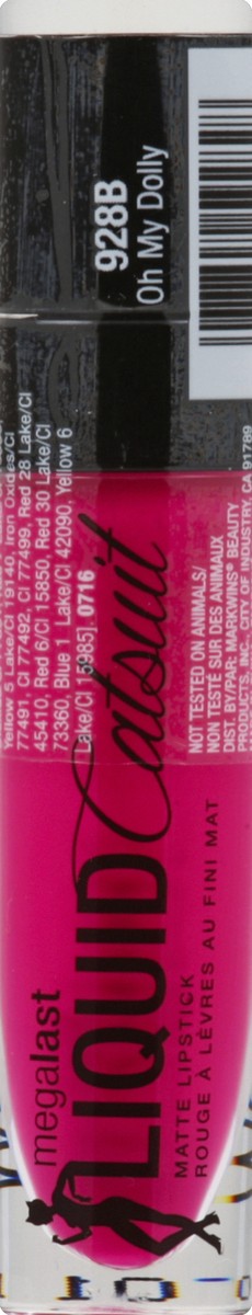 slide 5 of 7, wet n wild Wet & Wild Liquid Catsuit Lipstick Dolly, 0.21 oz