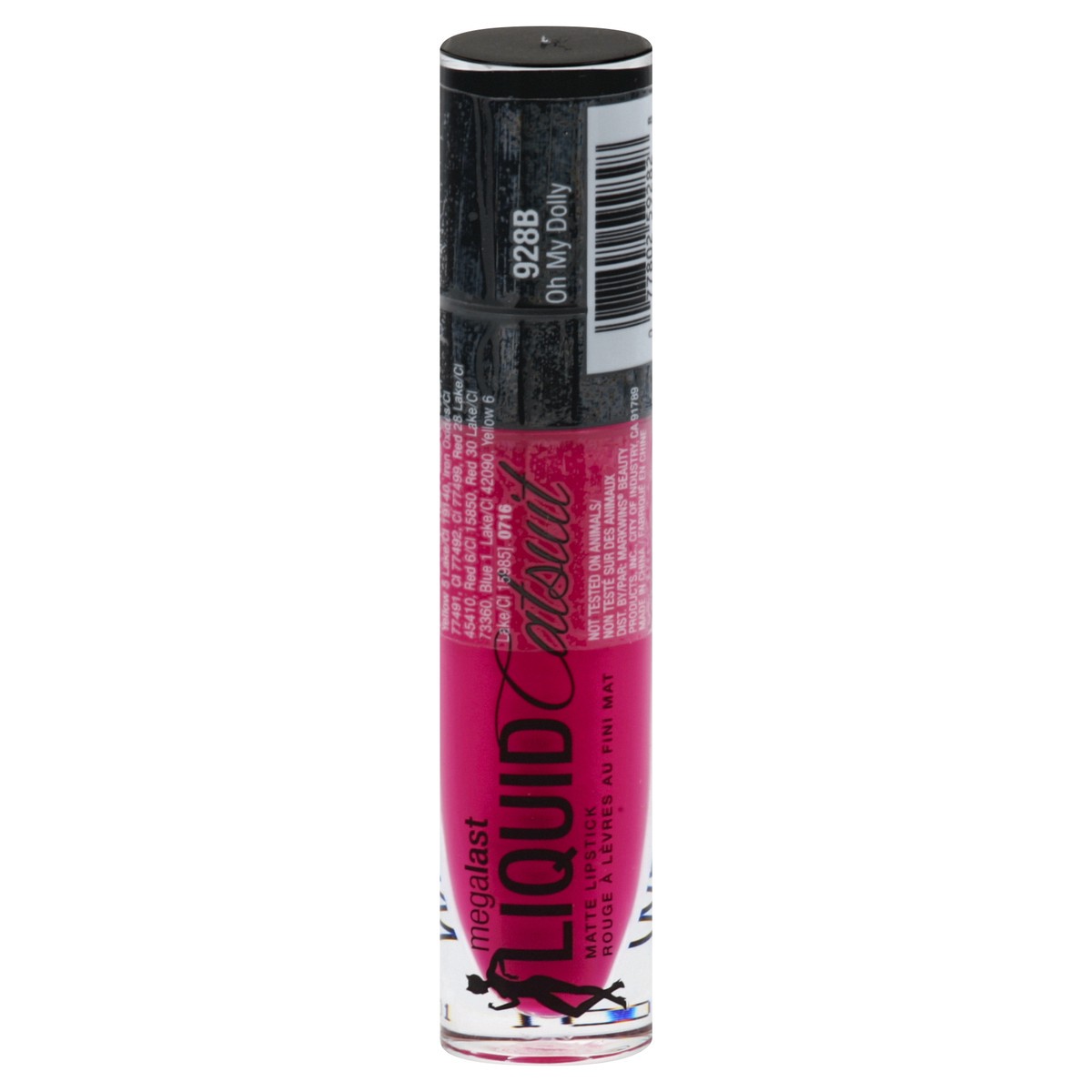 slide 7 of 7, wet n wild Wet & Wild Liquid Catsuit Lipstick Dolly, 0.21 oz