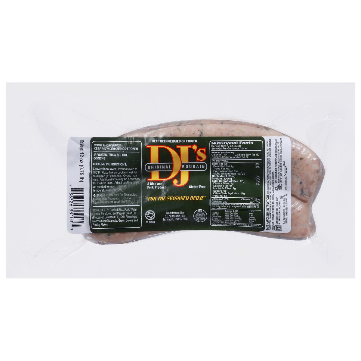 slide 1 of 11, DJ's Boudain Original Boudain 12 oz, 12 oz