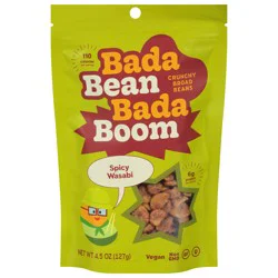 Bada Bean Bada Boom Crunchy Spicy Wasabi Broad Beans 4.5 oz