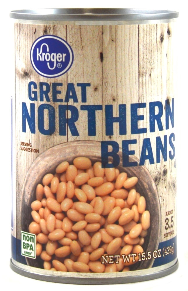 slide 1 of 7, Kroger Great Northern Beans, 15.5 oz