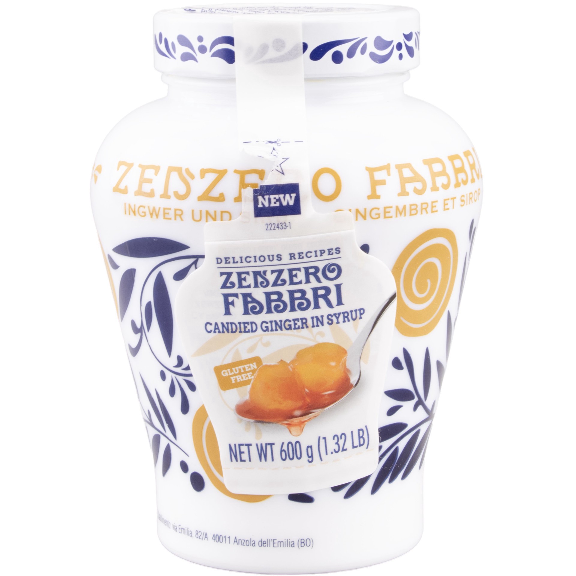 slide 1 of 1, Fabbri Candied Ginger in Syrup, 1.32 lb