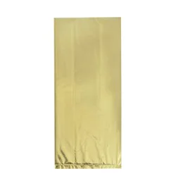 Unique Industries Gold Foil Cello Bags, 5 in x 11 in