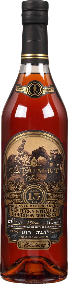 slide 9 of 9, Calumet Farm Calumet Kentucky Straight Bourbon Whiskey, 750 ml