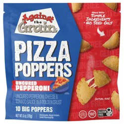 Against the Grain Gluten-Free Pepperoni Poppers, Grain-free, Seed Oil Free, 6oz