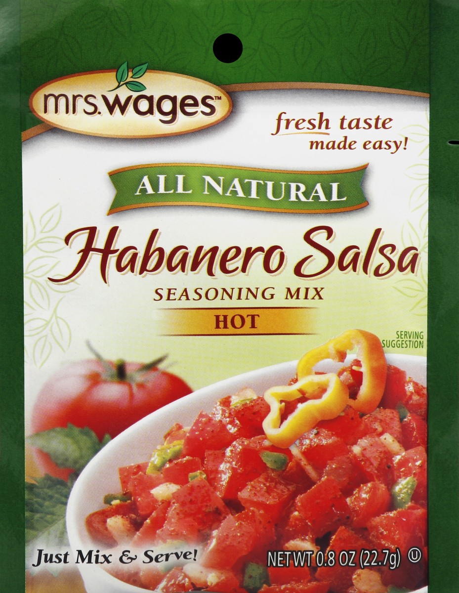 slide 2 of 3, Mrs. Wages Salsa Seasoning Mix 0.8 oz, 0.8 oz