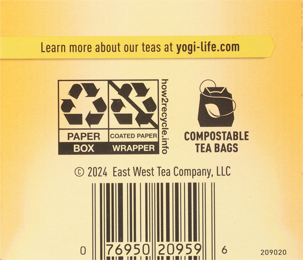 slide 9 of 13, Yogi Caffeine Free Cozy Cardamom Immune + Sleep 16 Tea Bags, 16 ct