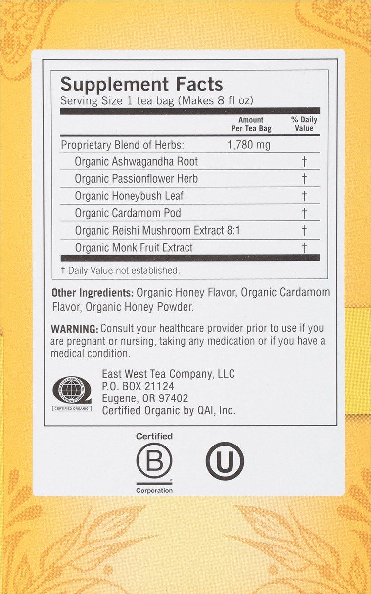 slide 6 of 13, Yogi Caffeine Free Cozy Cardamom Immune + Sleep 16 Tea Bags, 16 ct