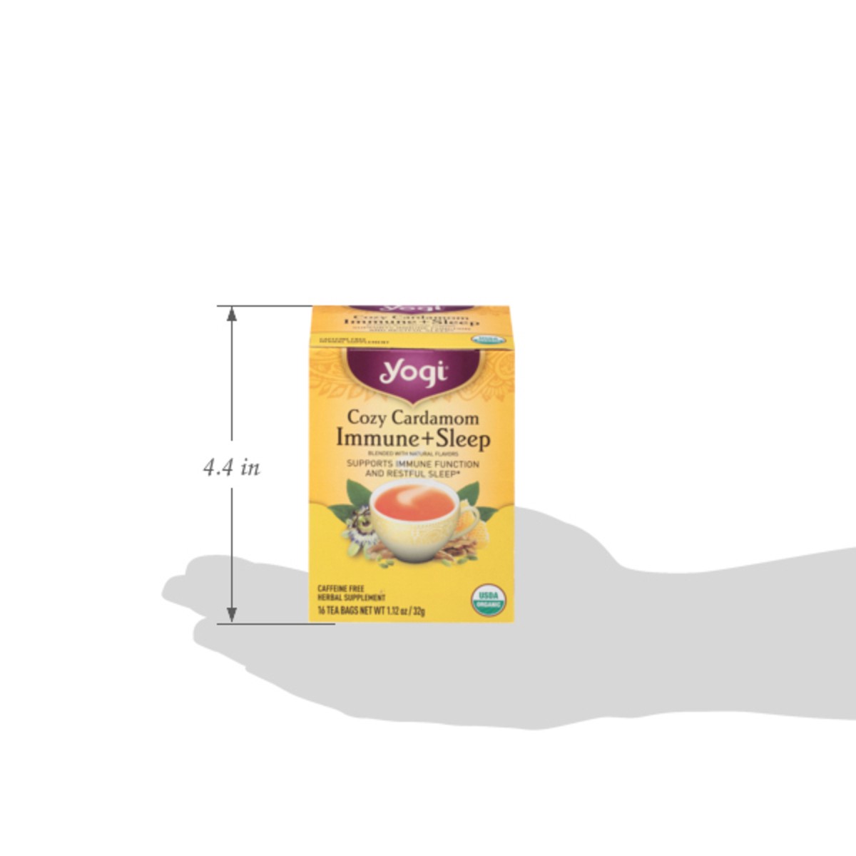 slide 2 of 13, Yogi Caffeine Free Cozy Cardamom Immune + Sleep 16 Tea Bags, 16 ct