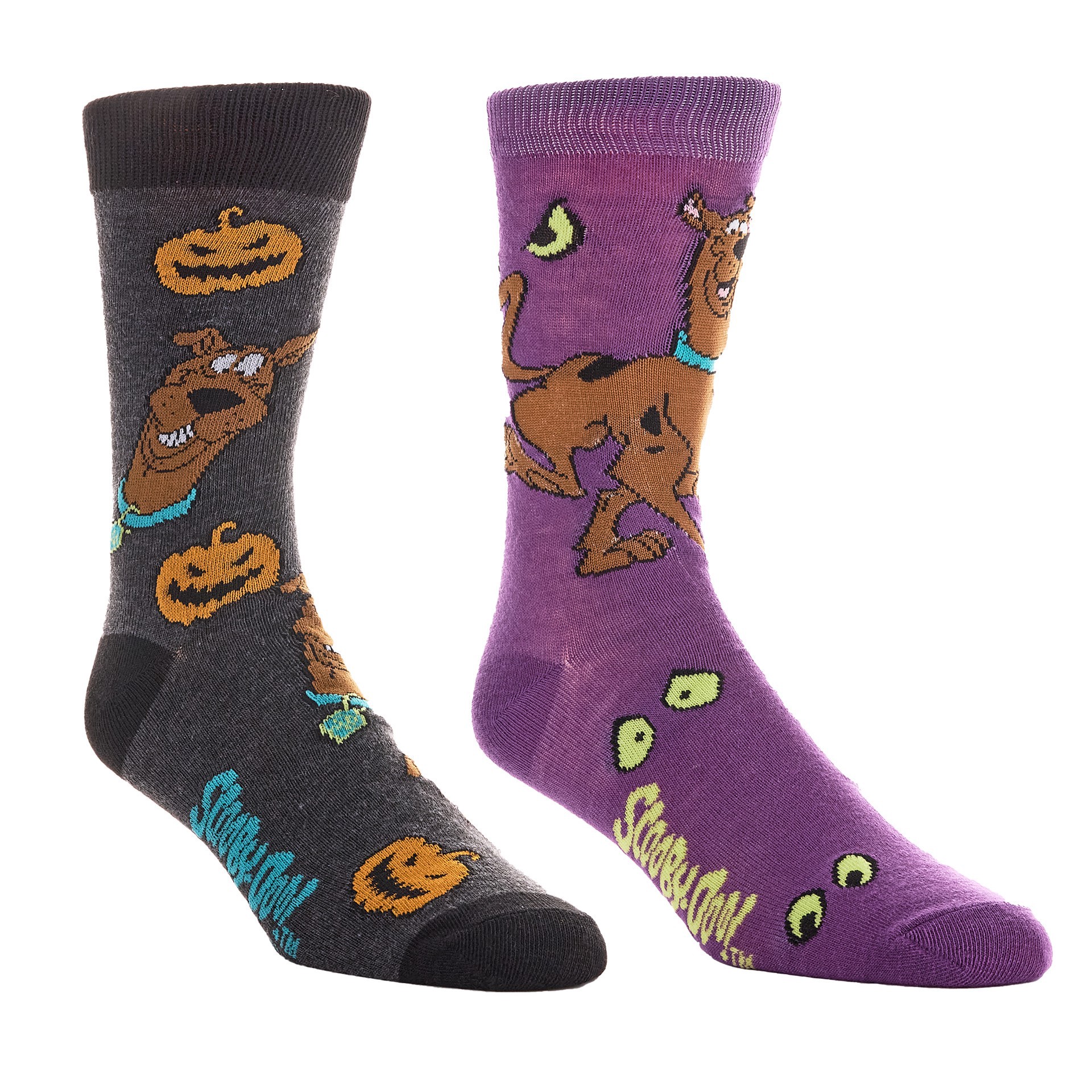 slide 2 of 2, Bioworld Scooby-Doo Crew Sock Set, adult