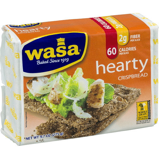 slide 13 of 18, Wasa Hearty Rye Crispbread, 8.8 oz