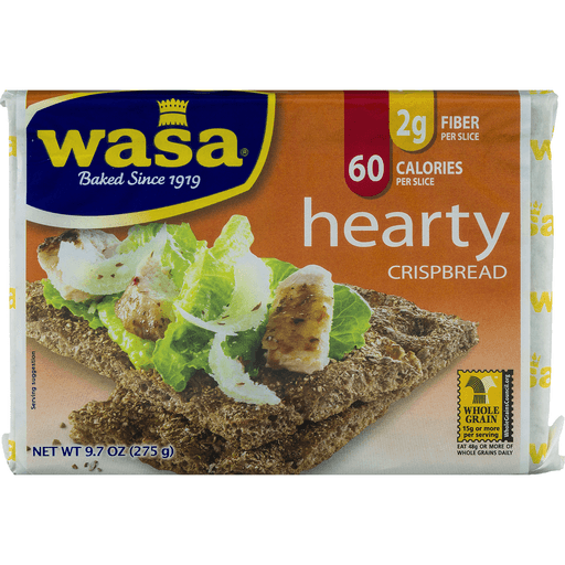 slide 18 of 18, Wasa Hearty Rye Crispbread, 8.8 oz