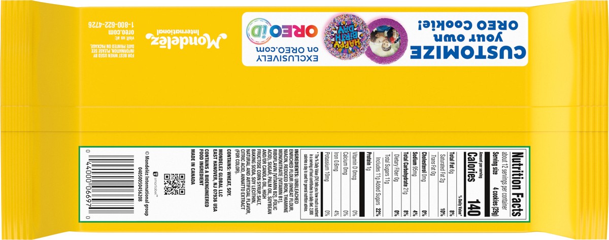 slide 7 of 13, Oreo Thins Lemon Creme Sandwich Cookies, Family Size, 11.78 oz, 11.78 oz