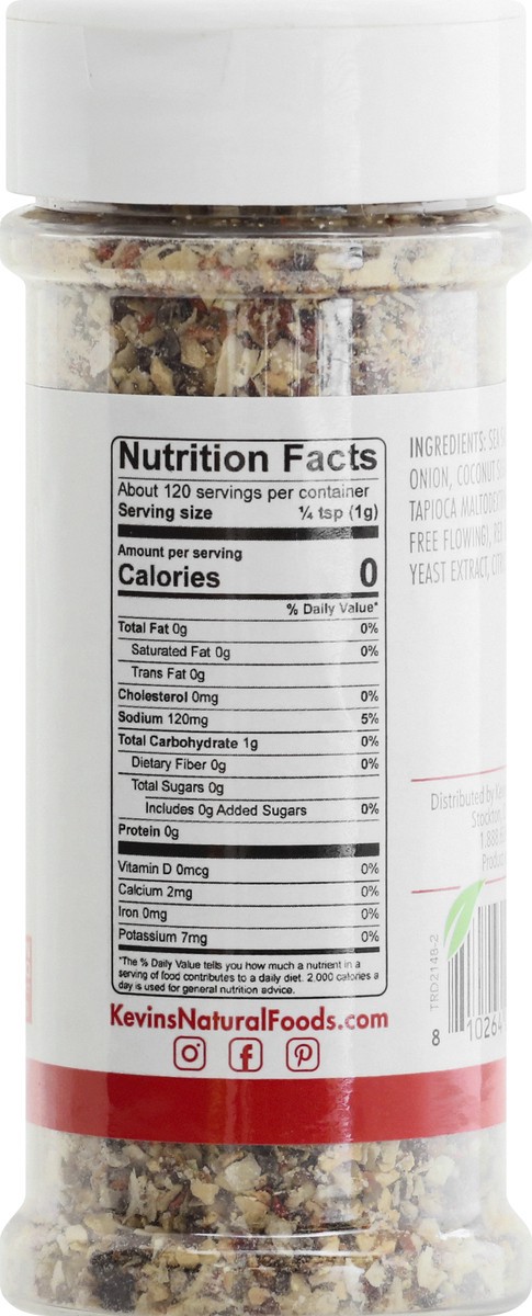 slide 2 of 9, Kevin's Natural Foods Steak Seasoning 4.25 oz, 4.25 oz