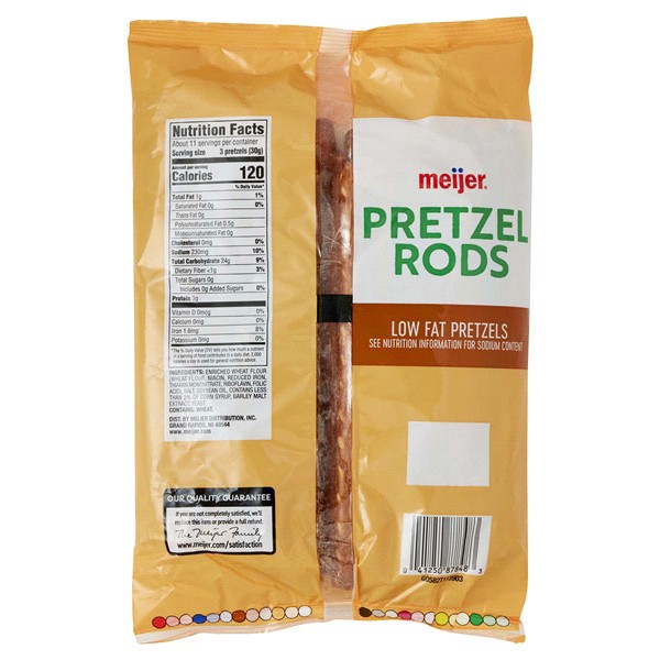 slide 9 of 9, Meijer Pretzel Rods, 12 oz