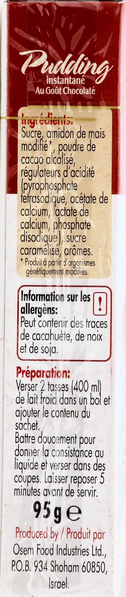slide 3 of 4, Osem Chocolate Instant Pudding - 3.3 oz, 3.4 oz