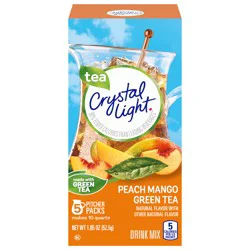 Crystal Light Peach Mango Green Tea Drink Mix 1.85 oz