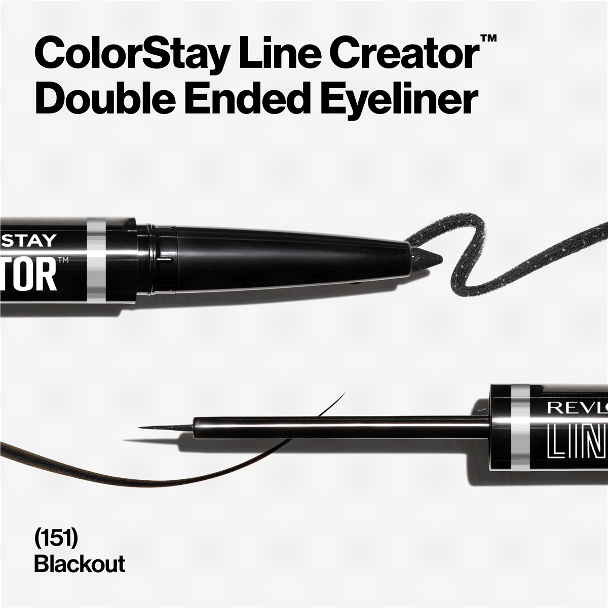 slide 20 of 21, Revlon ColorStay Line Creator Double Ended Liner, Blackout, 1 ct