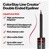 slide 4 of 21, Revlon ColorStay Line Creator Double Ended Liner, Blackout, 1 ct