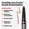 slide 12 of 21, Revlon ColorStay Line Creator Double Ended Liner, Blackout, 1 ct