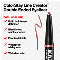 slide 14 of 21, Revlon ColorStay Line Creator Double Ended Liner, Blackout, 1 ct