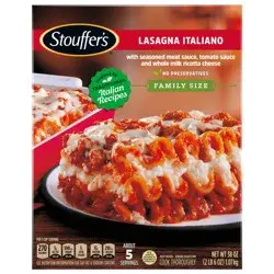 Stouffer's Family Size Lasagna Italiano Frozen Meal