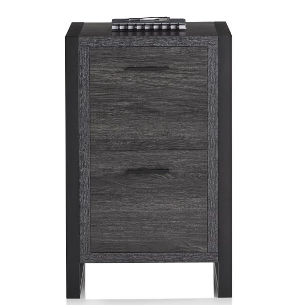 slide 10 of 10, Realspace Dejori 20"D 2-Drawer Vertical File Cabinet, Charcoal, 1 ct