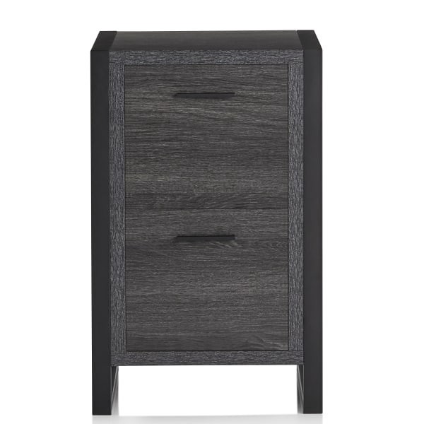 slide 5 of 10, Realspace Dejori 20"D 2-Drawer Vertical File Cabinet, Charcoal, 1 ct