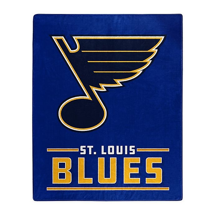 slide 1 of 1, NHL St. Louis Blues Super-Plush Raschel Throw Blanket, 1 ct