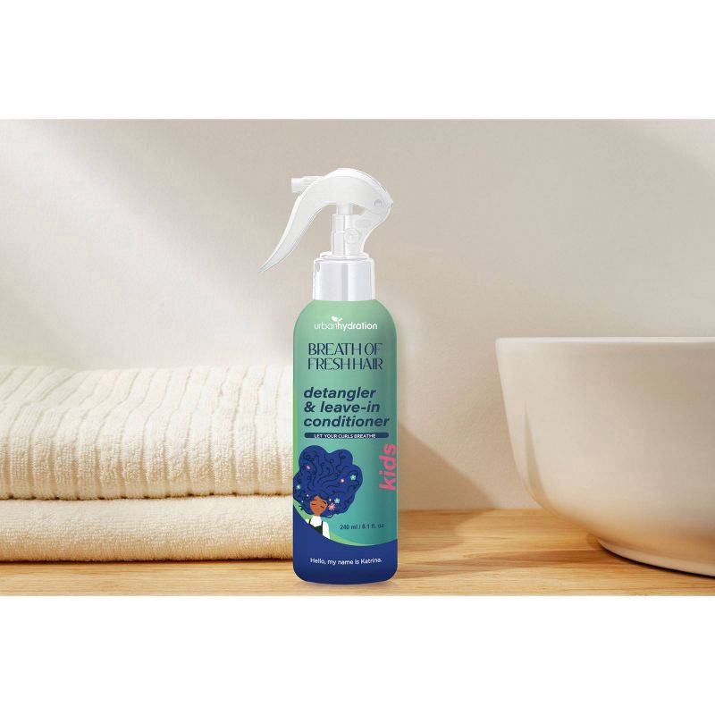 slide 5 of 5, Urban Hydration Breath of Fresh Hair Kids Detangler & Leave-In Conditioner 8.1 fl oz, 8.1 fl oz