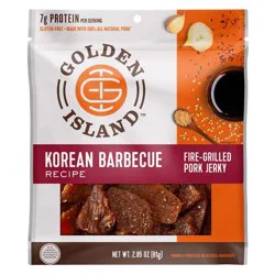 Golden Island Fire-Grilled Korean Barbecue Recipe Pork Jerky 2.85 oz