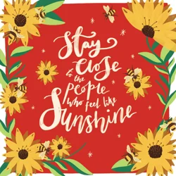 TREE FREE Tree-Free Greetings "stay Close Sunshine" Magnet, 3.5 In X 3.5 In