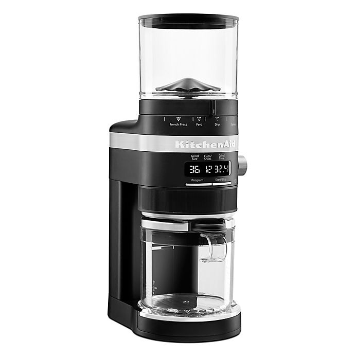 slide 1 of 1, KitchenAid Burr Coffee Grinder - Matte Black, 1 ct