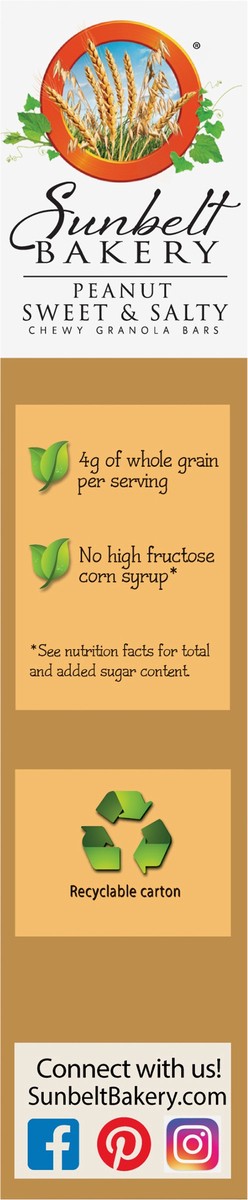 slide 6 of 11, Sunbelt Bakery Chewy Granola Bars, Sunbelt Bakery Family Pack Sweet & Salty Peanut (8 CT), 8.44 oz