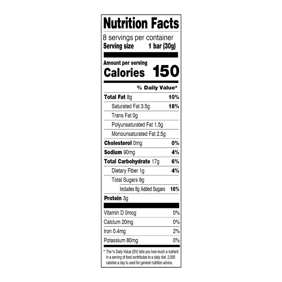 slide 10 of 11, Sunbelt Bakery Chewy Granola Bars, Sunbelt Bakery Family Pack Sweet & Salty Peanut (8 CT), 8.44 oz