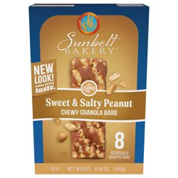 Chewy Granola Bars, Sunbelt Bakery Family Pack Sweet & Salty Peanut (8 CT)