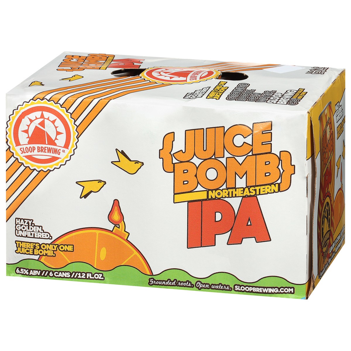 slide 3 of 4, Sloop Brewing Co. Sloop Juice Bomb - 6-12 Fl. Oz., 6 ct; 12 oz